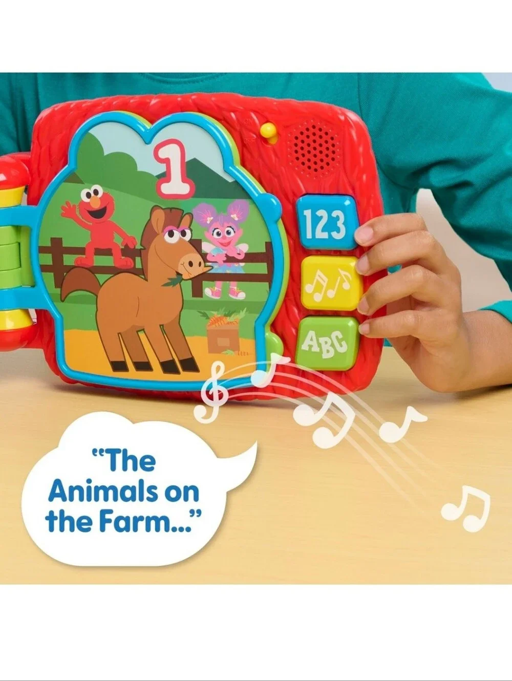 Sesame Street Elmo Goes To The Farm Learn Book